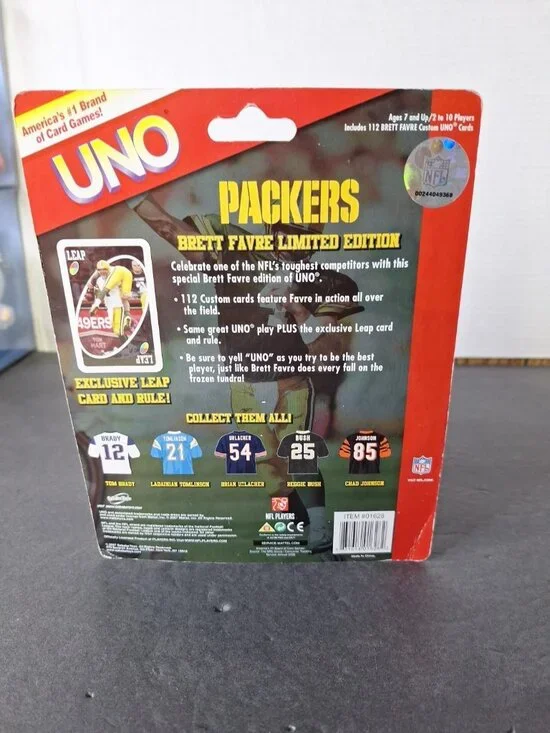 Brett Favre UNO Cards Set NEW Packers Green Bay Greatest Stars Edition - Picture 5 of 10